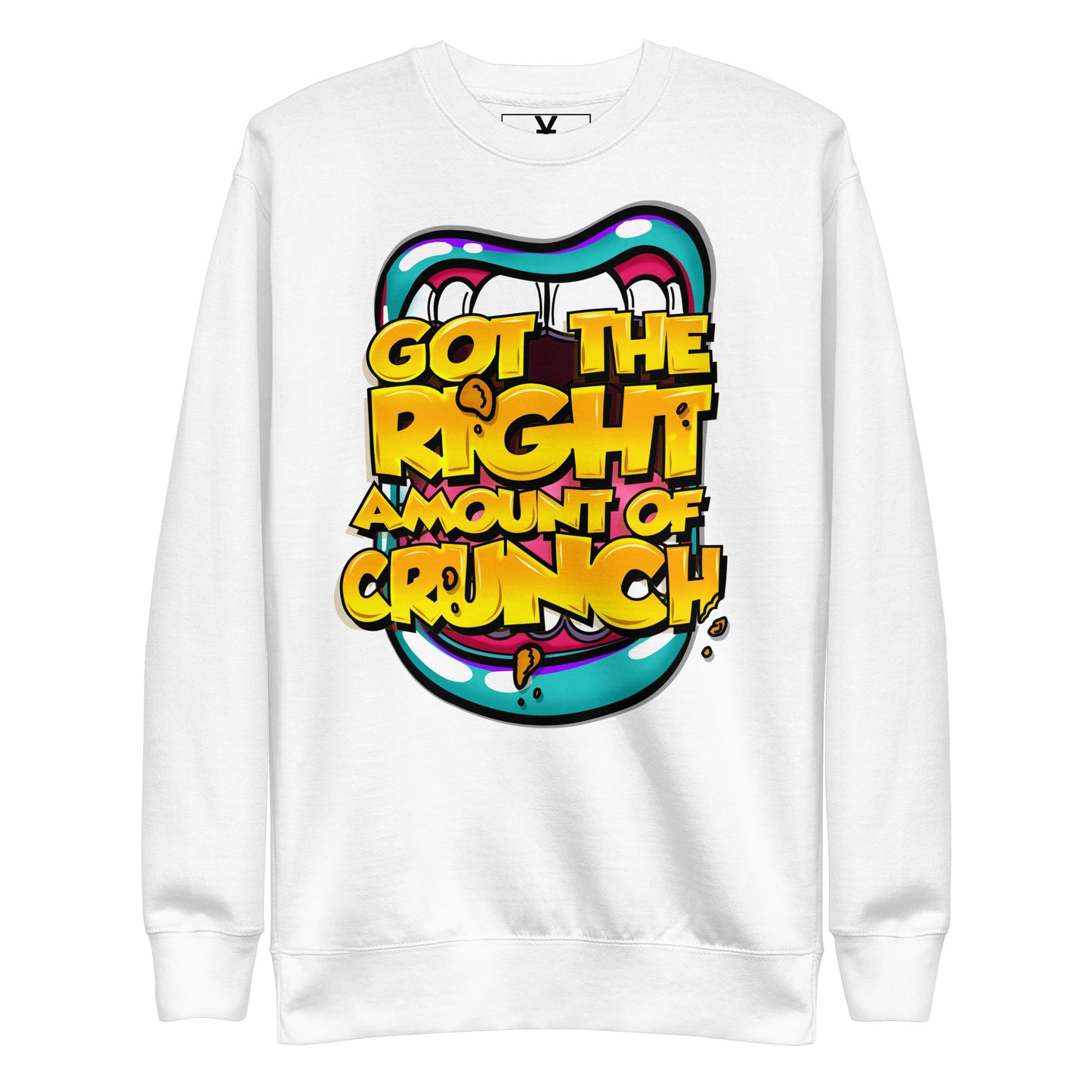 Right Amount of Crunch Sweatshirt (Mouthful Edition)