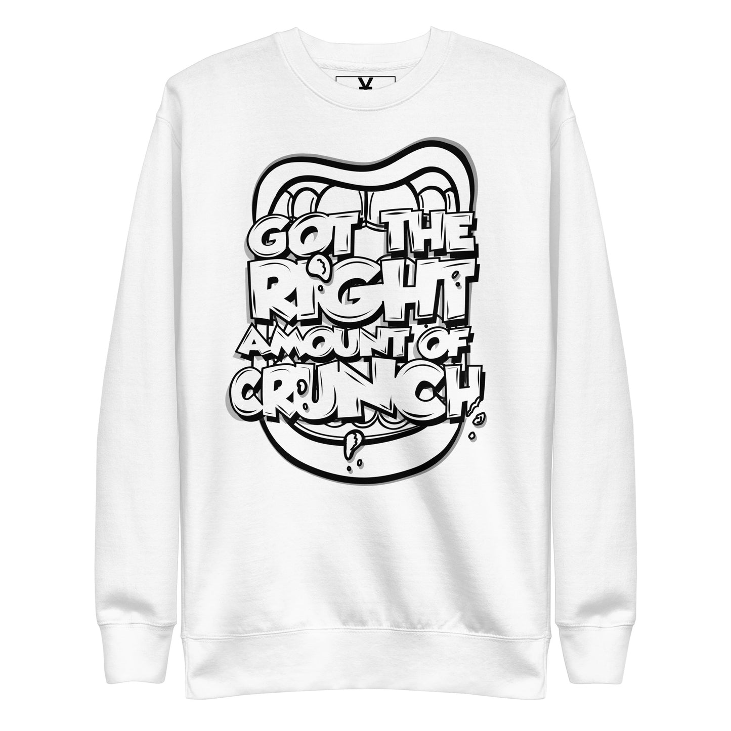 Right Amount of Crunch Sweatshirt (Mouthful Edition)