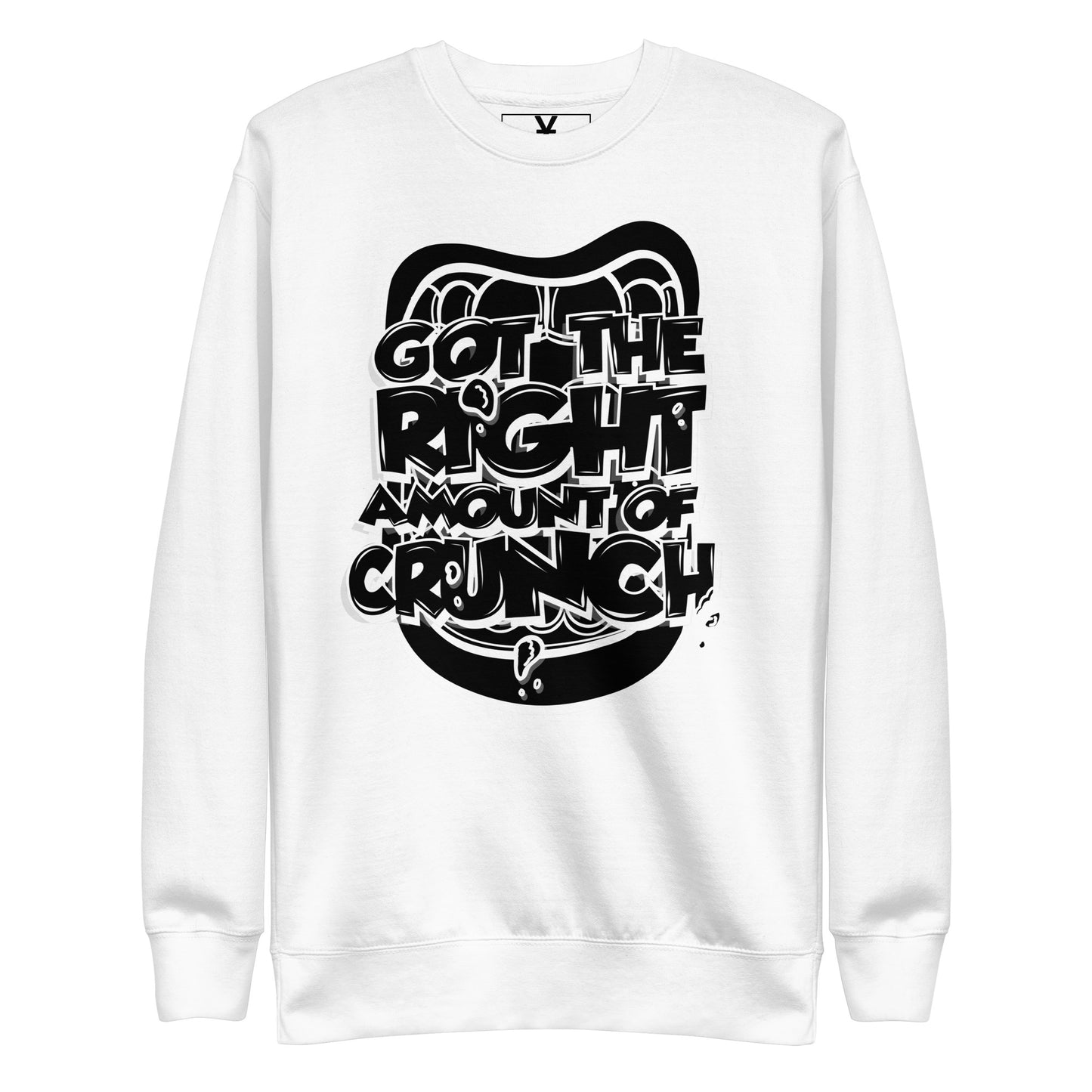 Right Amount of Crunch Sweatshirt (Mouthful Edition)